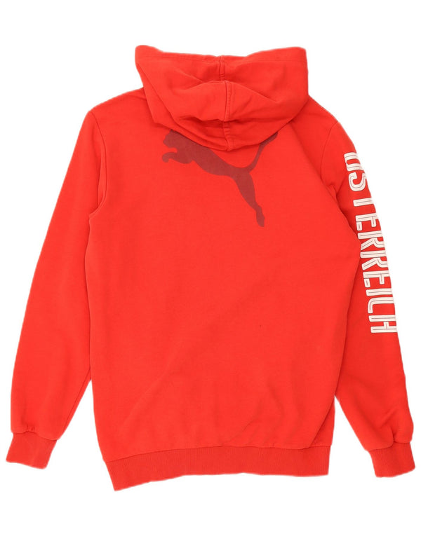 Puma Jungen Graphic Hoodie Pullover 15–16 Jahre, rote Baumwolle