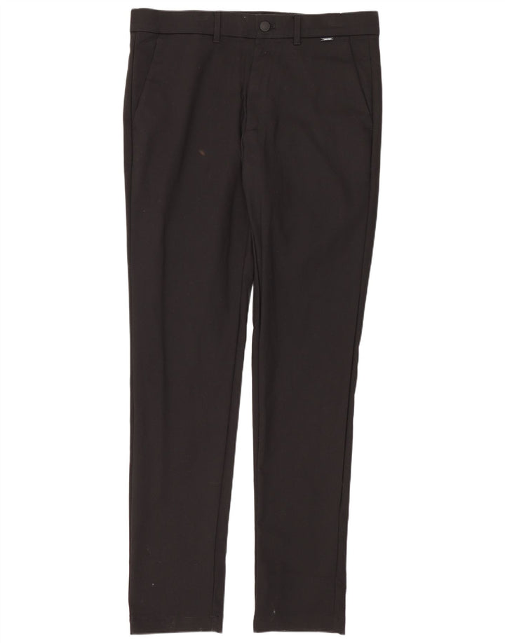 Calvin Klein Slim Chino-Hose für Herren, W32, L32, Schwarz