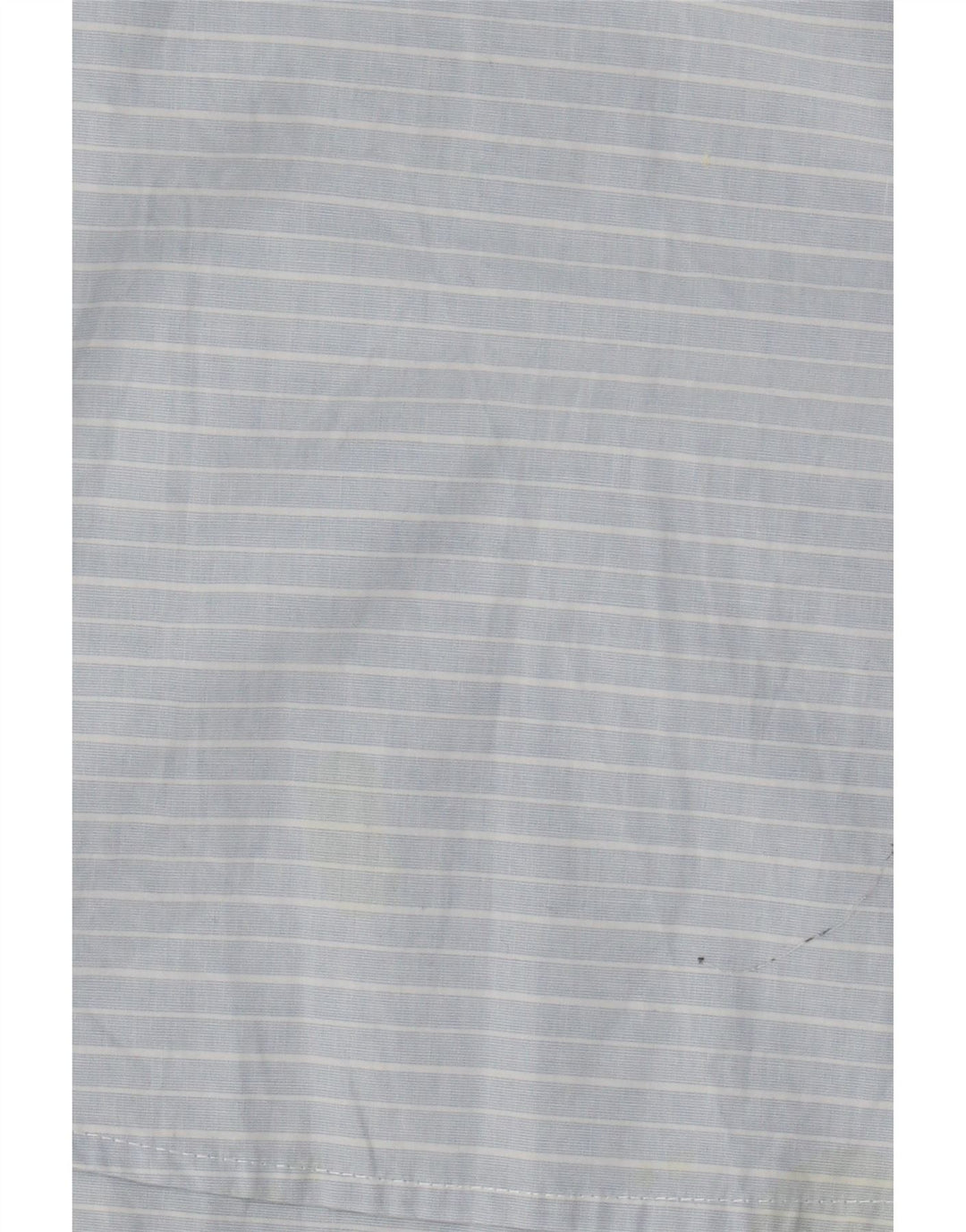 Kappa Herren-Pullover-Hemd, groß, blaue Nadelstreifen-Baumwolle