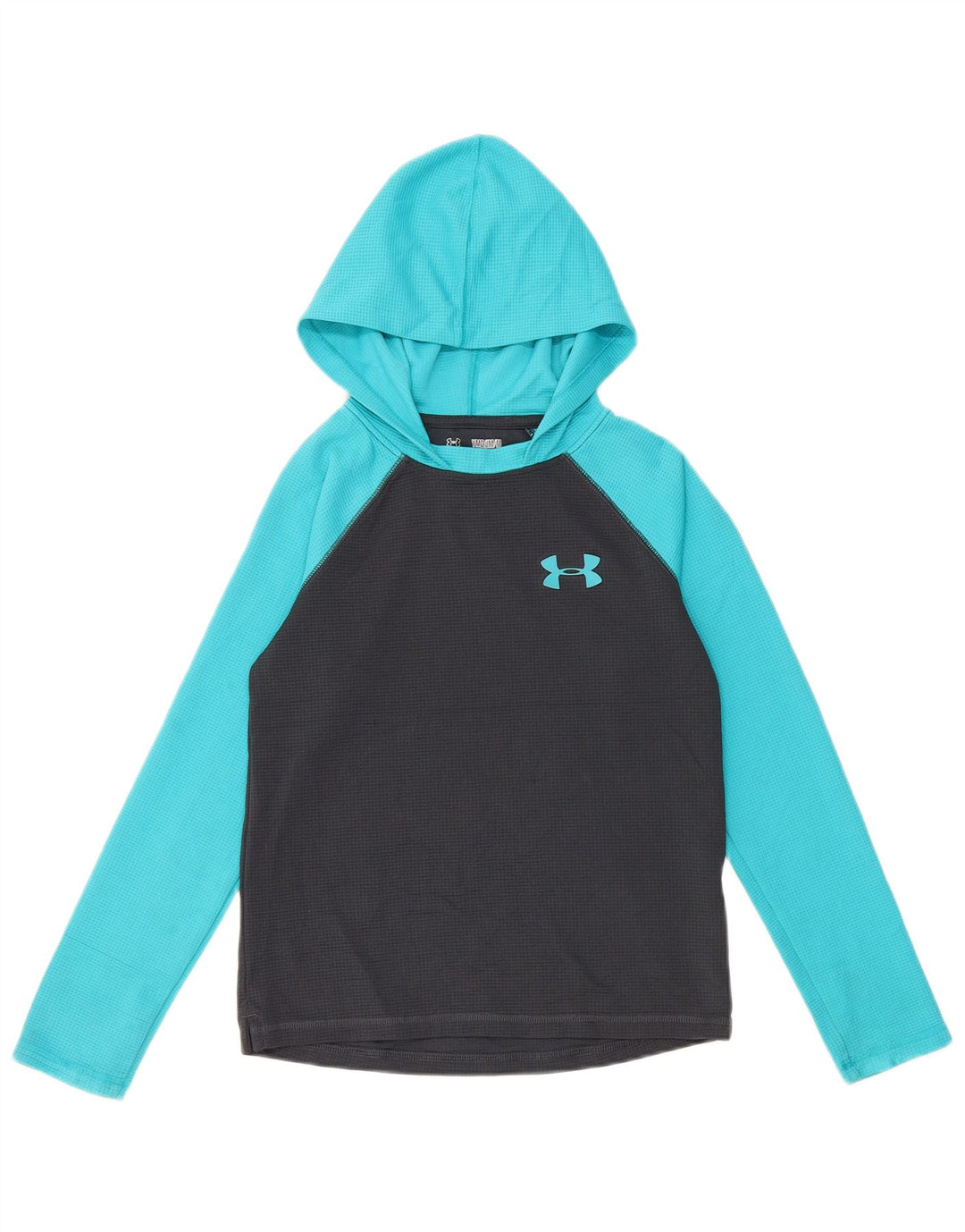 UNDER ARMOUR Jungen Graphic Top Langarm 9–10 Jahre Medium Schwarz