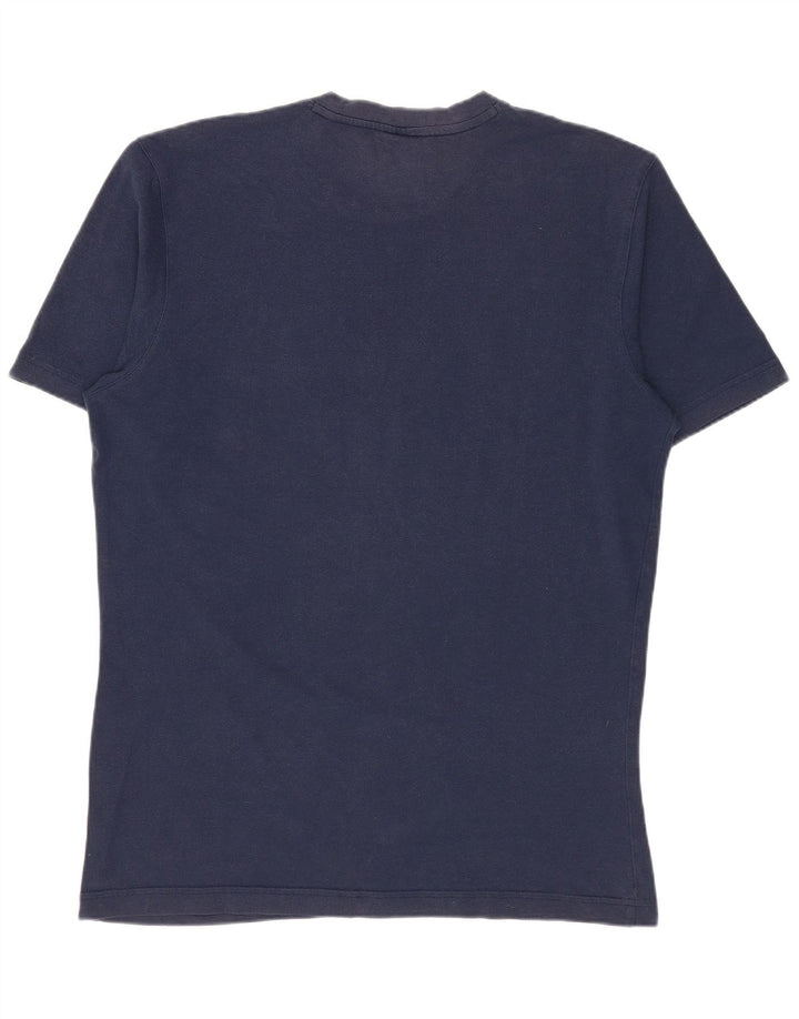 Adidas Herren Grafik T-Shirt Top Medium Marineblau