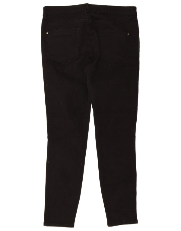 Zara Damen Skinny Jeans EU 44 Large W34 L27 Schwarz