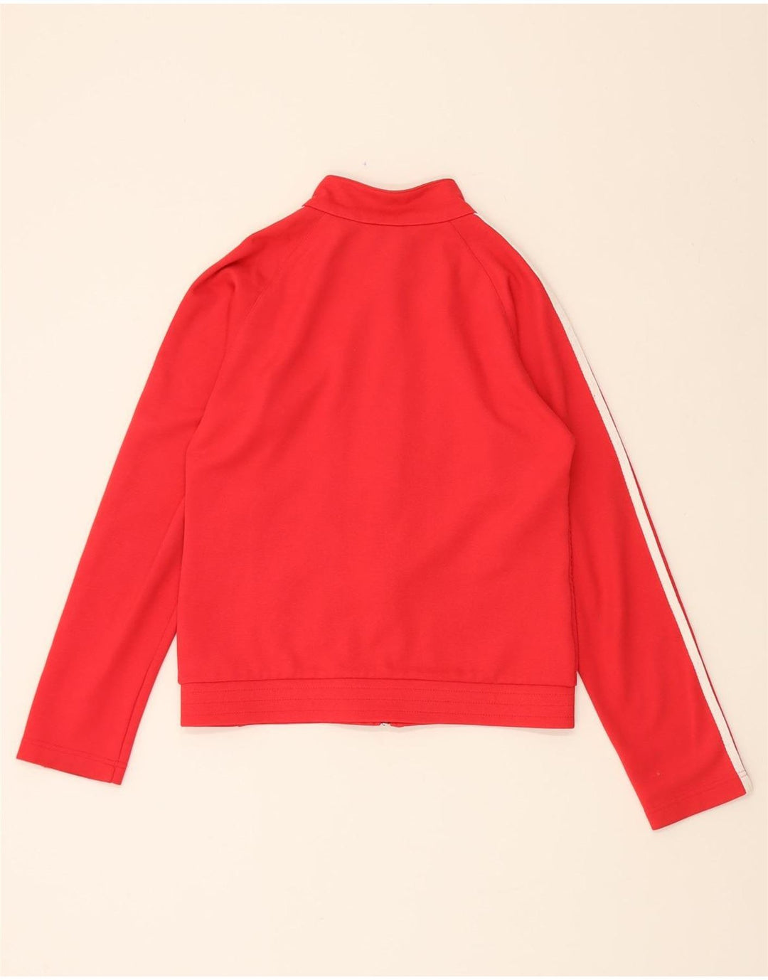 ADIDAS Boys Tracksuit Top Jacket 13-14 Years Red Vintage Adidas and Second-Hand Adidas from Messina Hembry 