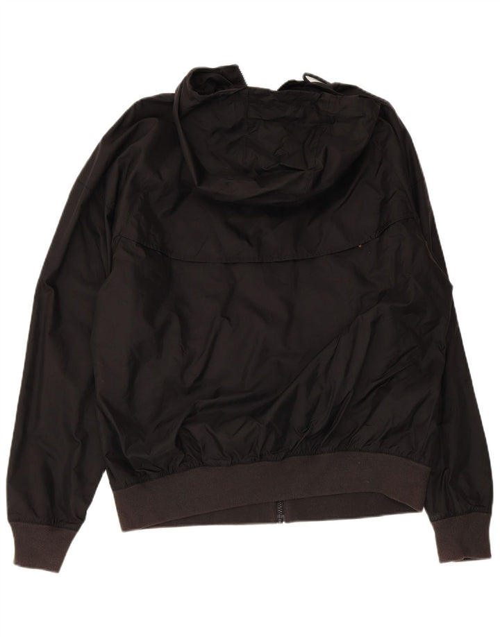 Nike Herren-Regenjacke mit Kapuze, UK 36, Größe S, schwarzes Nylon