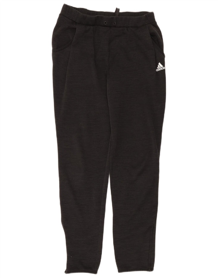 Adidas Damen Trainingshose Jogger UK 14 Medium Schwarz Polyester