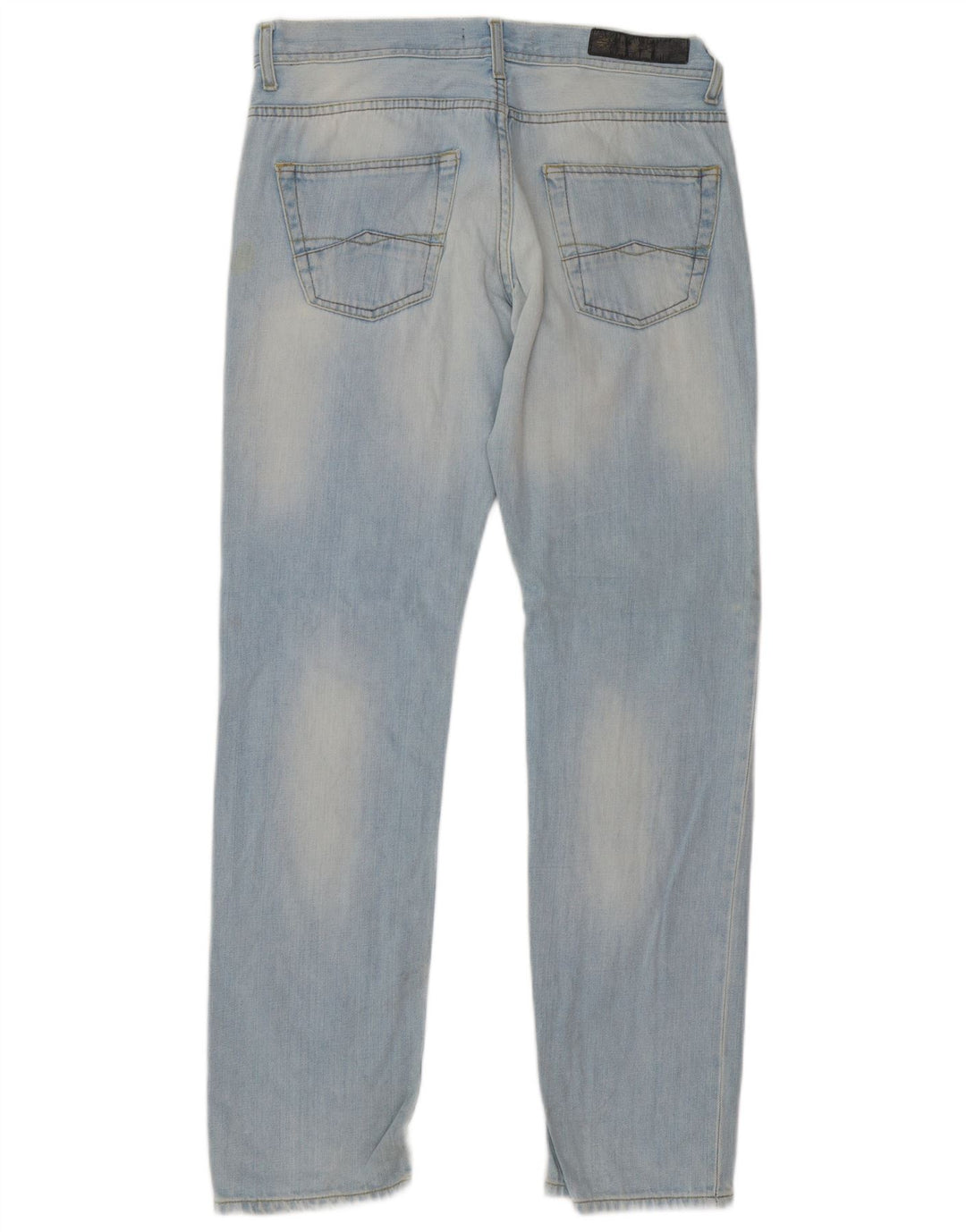 Zara Herren Straight Jeans EU 42 Large W32 L32 Blau