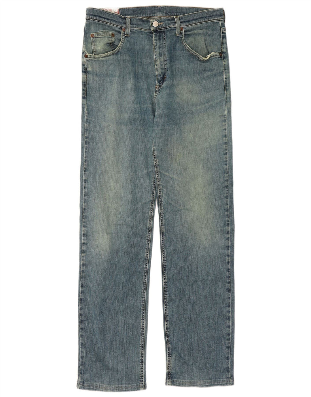 Rifle Damen Straight Jeans W32 L32 Blau