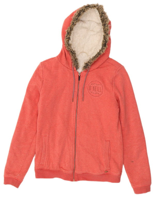 O'Neill Sherpa-Kapuzenpullover mit Reißverschluss für Mädchen, 11–12 Jahre, groß, rosa, Baumwolle