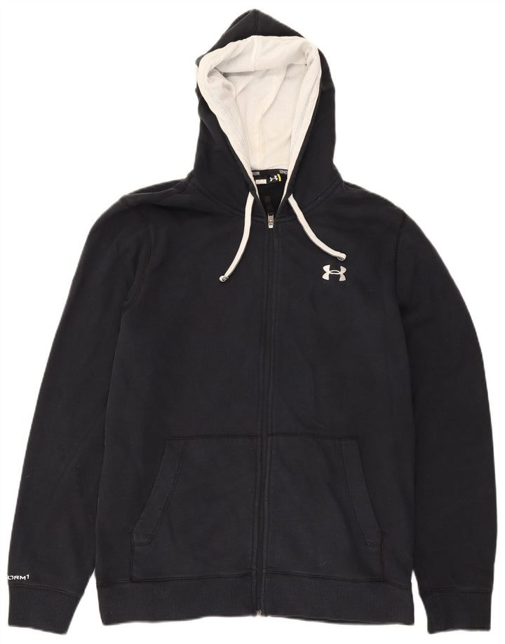 Under Armour Herren-Kapuzenpullover mit Reißverschluss, mittelgroß, Marineblau