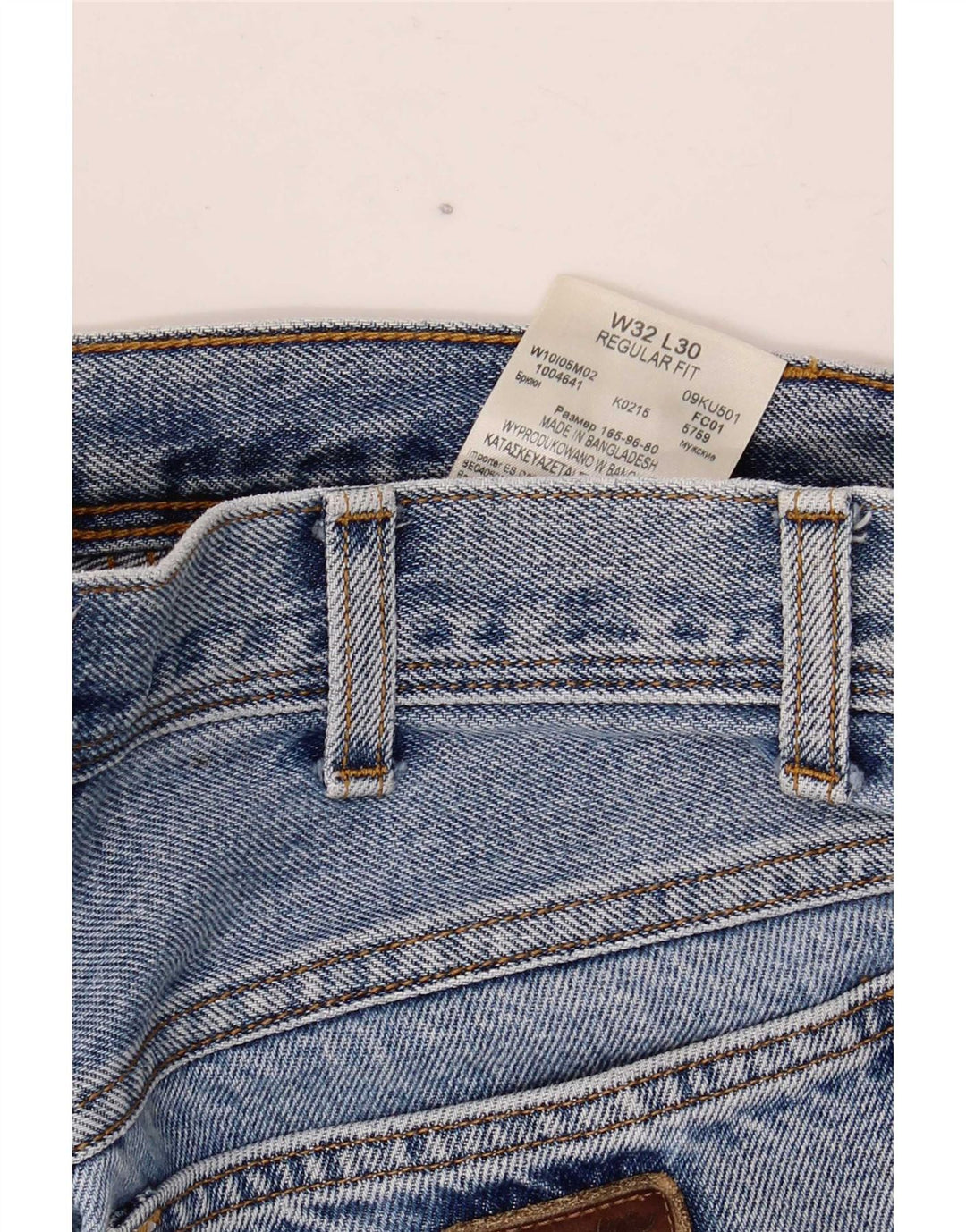 Wrangler Herren-Jeans mit normaler Passform, gerade Passform, W32, L30, Blau, Baumwolle