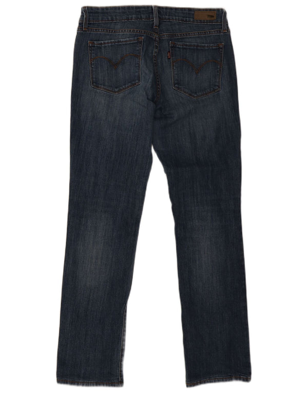 Levi's Damen Demi Curve Modern Rise Straight Jeans US 2 XS W27 L30 Blau