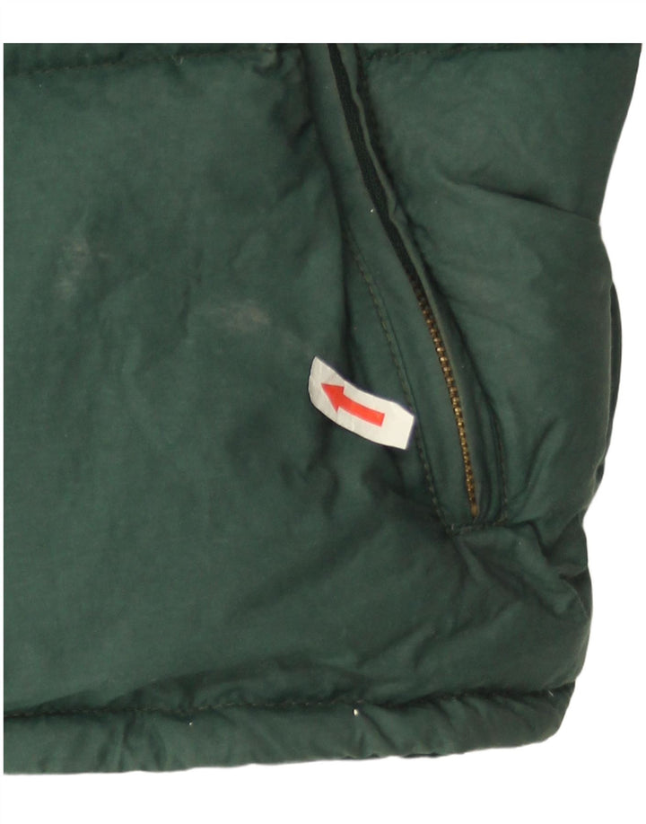 Martin's Liner Wattierte Weste für Damen, UK 14, mittelgrüne Baumwolle