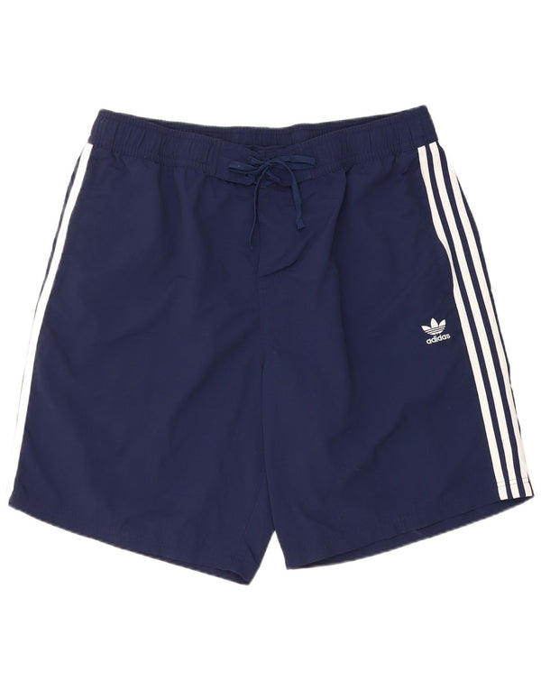 Adidas Herren Badeshorts XL Marineblau Polyester