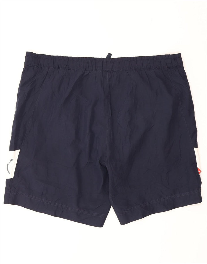 Puma Herren Sportshorts Medium Marineblau Colourblock Polyester
