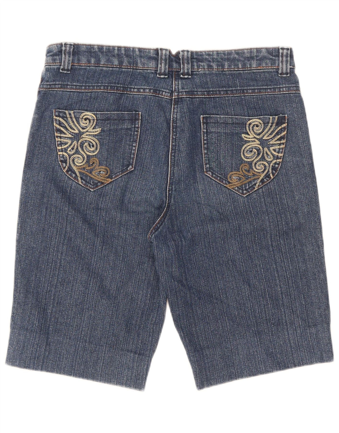 M&Co Damen Jeansshorts UK 12 Medium W32 Blaue Baumwolle