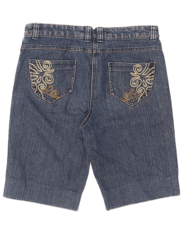 M&Co Damen Jeansshorts UK 12 Medium W32 Blaue Baumwolle