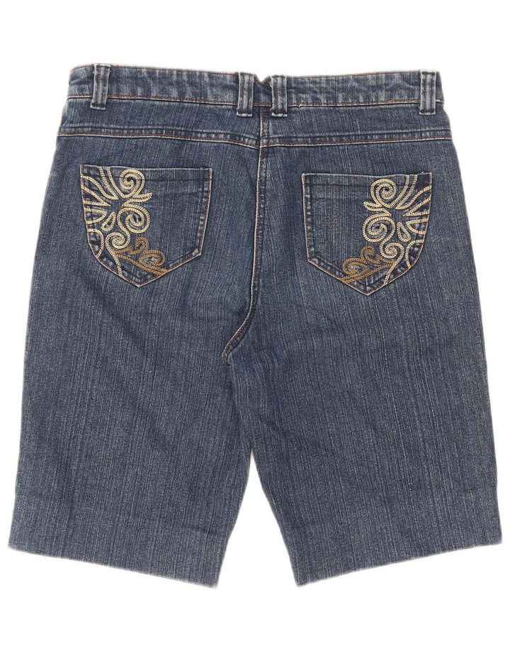 M&Co Damen Jeansshorts UK 12 Medium W32 Blaue Baumwolle