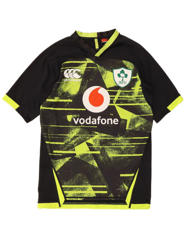 Canterbury Herren IRFU Graphic T-Shirt Top Small Schwarz Geometrisch Polyester