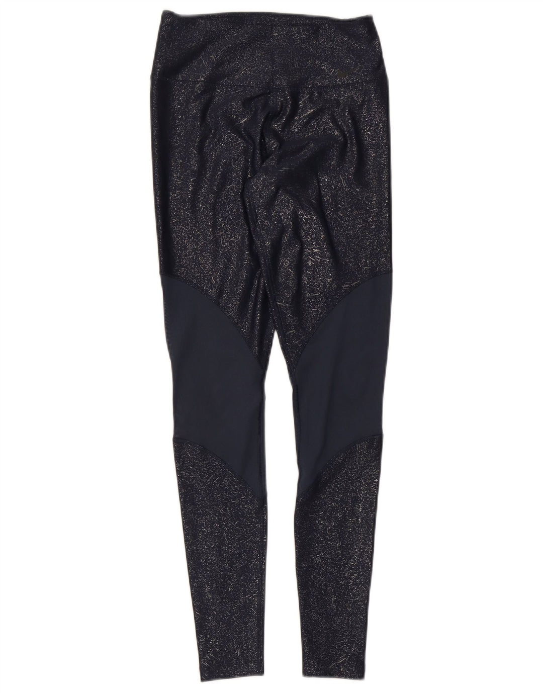 Nike Damen-Leggings UK 4 XS Marineblaues Colourblock-Polyester