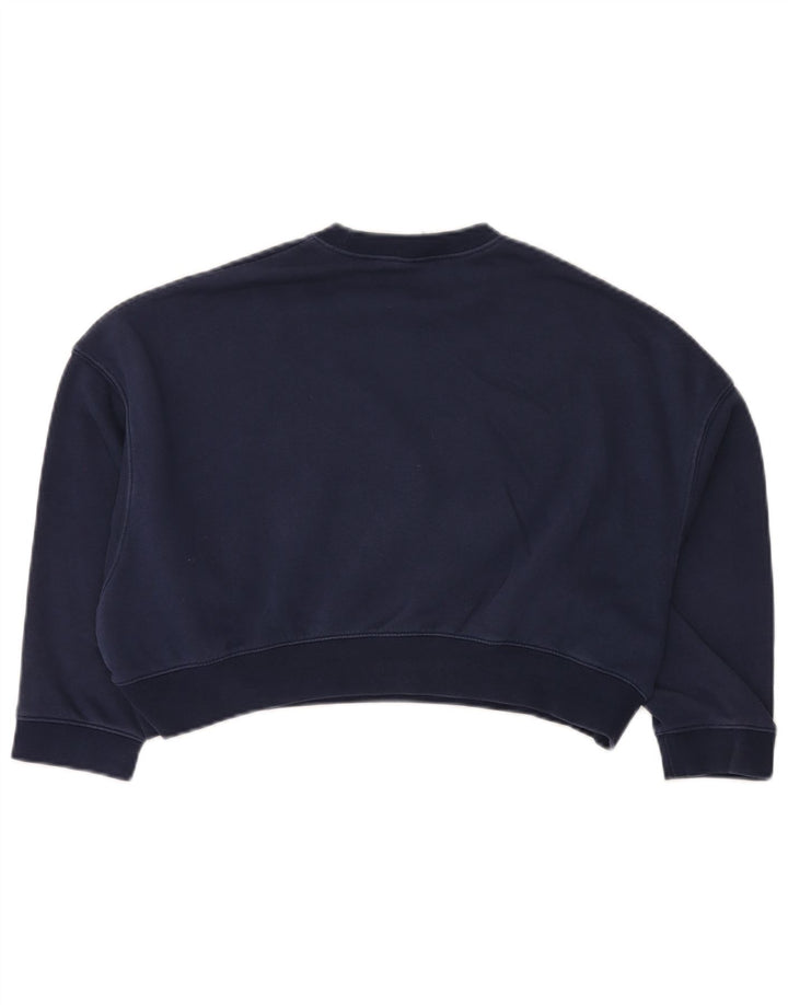 NIKE Crop-Oversize-Sweatshirt für Mädchen, 10–11 Jahre, mittleres Marineblau
