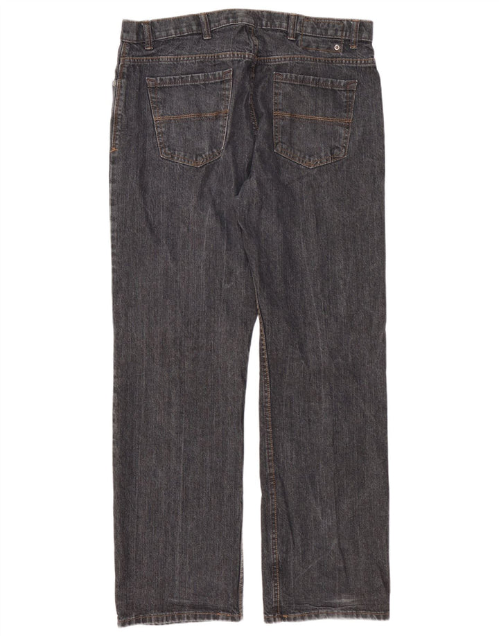 Marks & Spencer Herren Blue Harbor Straight Gerade Jeans W38 L31 Grau