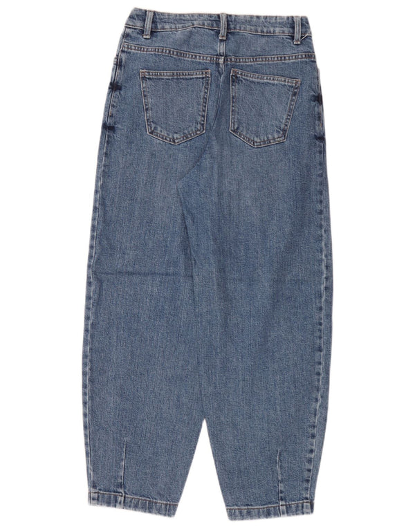 Marks & Spencer Damen Balloon Slim Jeans UK 8 Small W26 L26 Blaue Baumwolle