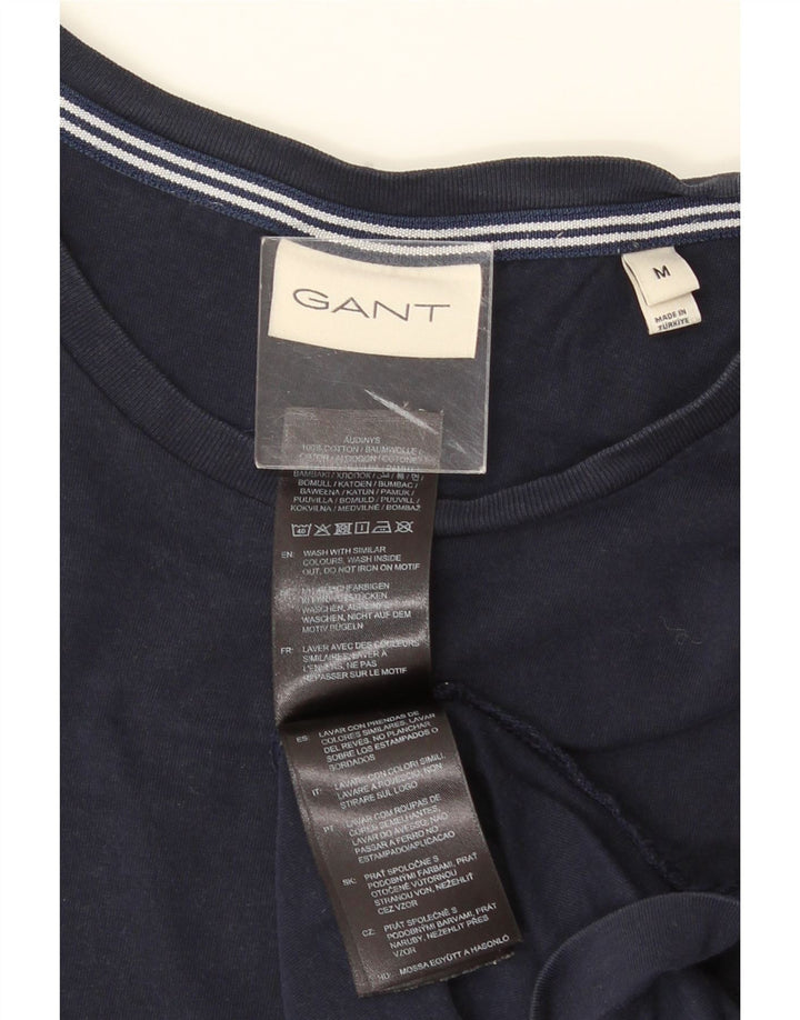 GANT Herren-T-Shirt-Oberteil, mittelgroß, marineblau, Baumwolle