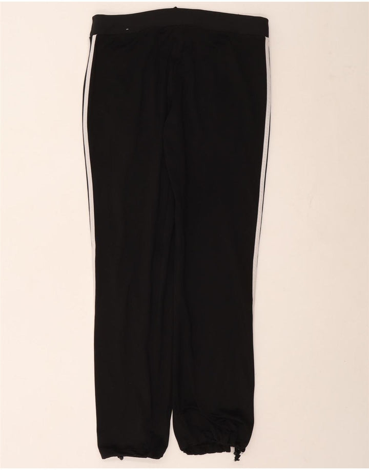 ADIDAS Damen Trainingshose Jogger UK 14 Large Schwarz Polyester