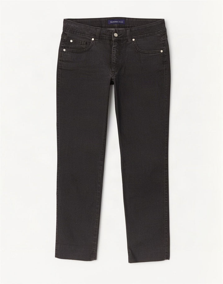 Trussardi Damen Slim Jeans W29 L28 Grau