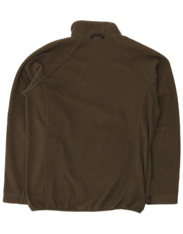 THE NORTH FACE Herren Fleecejacke UK 36 Small Khaki Polyester