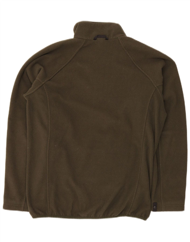 THE NORTH FACE Herren Fleecejacke UK 36 Small Khaki Polyester