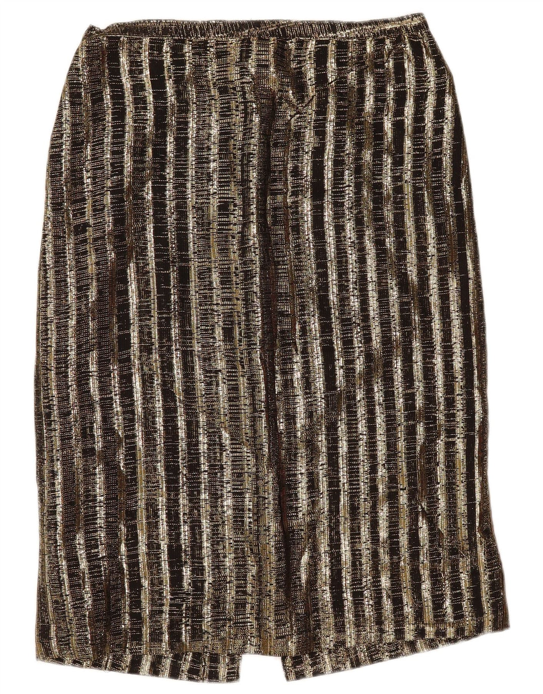 Vintage Damen 2-teiliges Rockset UK 14 Medium W29 Braun gestreift