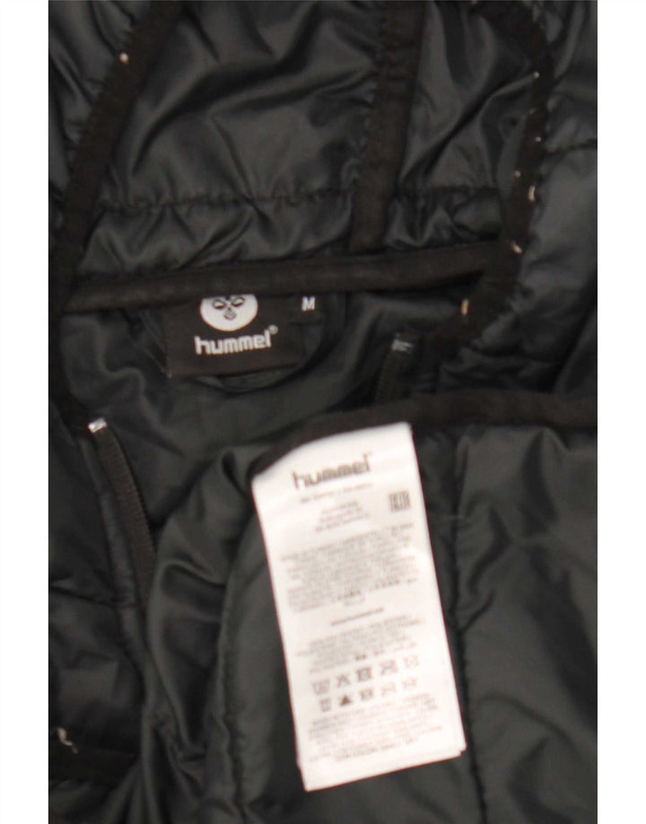 Hummel Wattierte Damenjacke mit Kapuze, UK 14, Mittelschwarz, Polyester