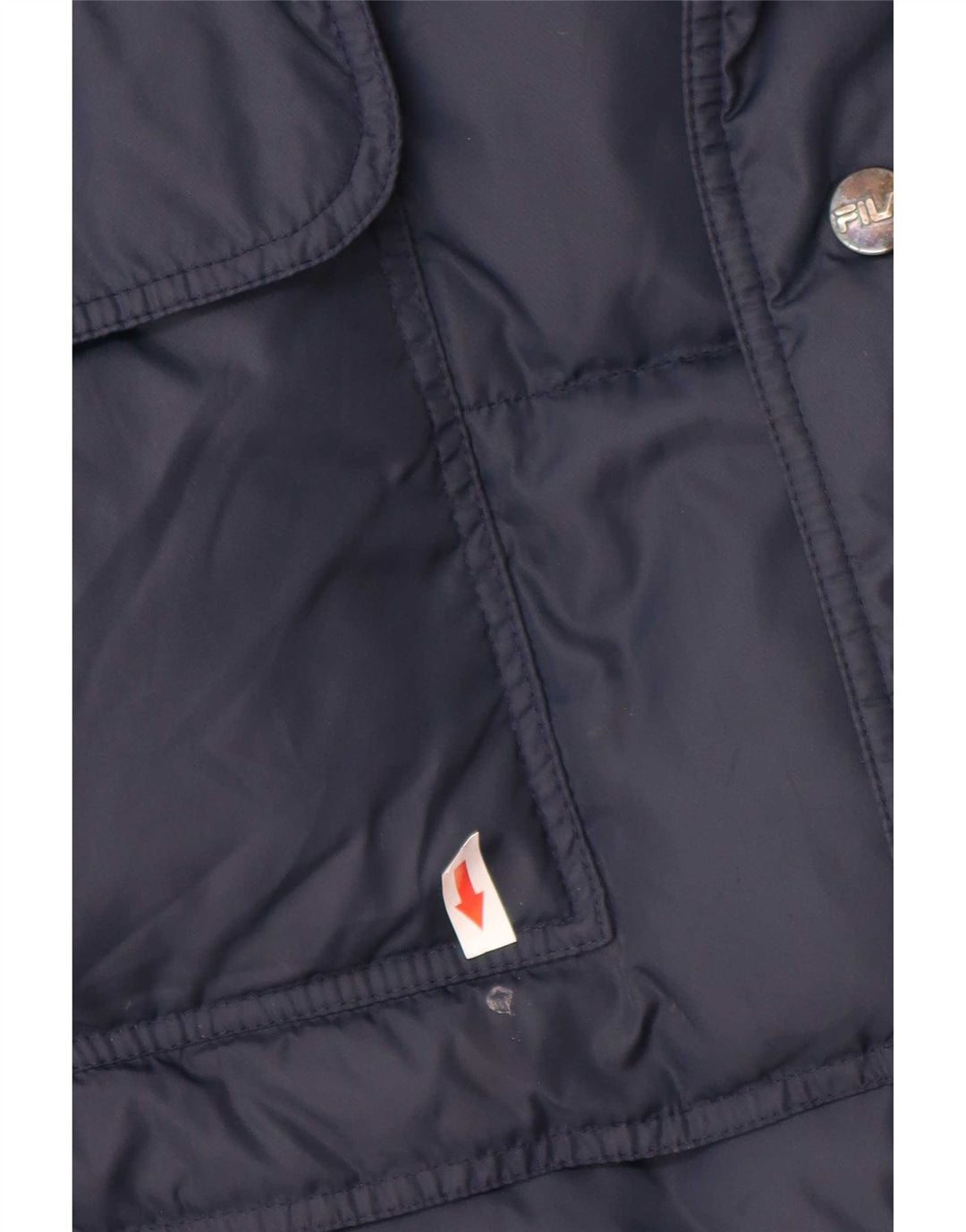Fila Herren Wattierte Weste IT 56 XL Marineblau Polyamid
