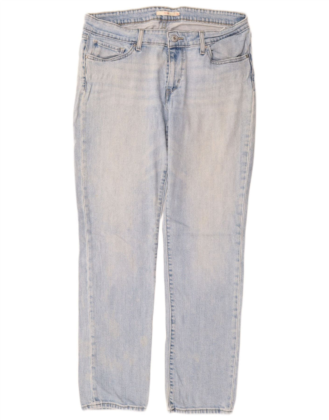 Levi's Damen 712 Slim Jeans W32 L32 Blaue Baumwolle