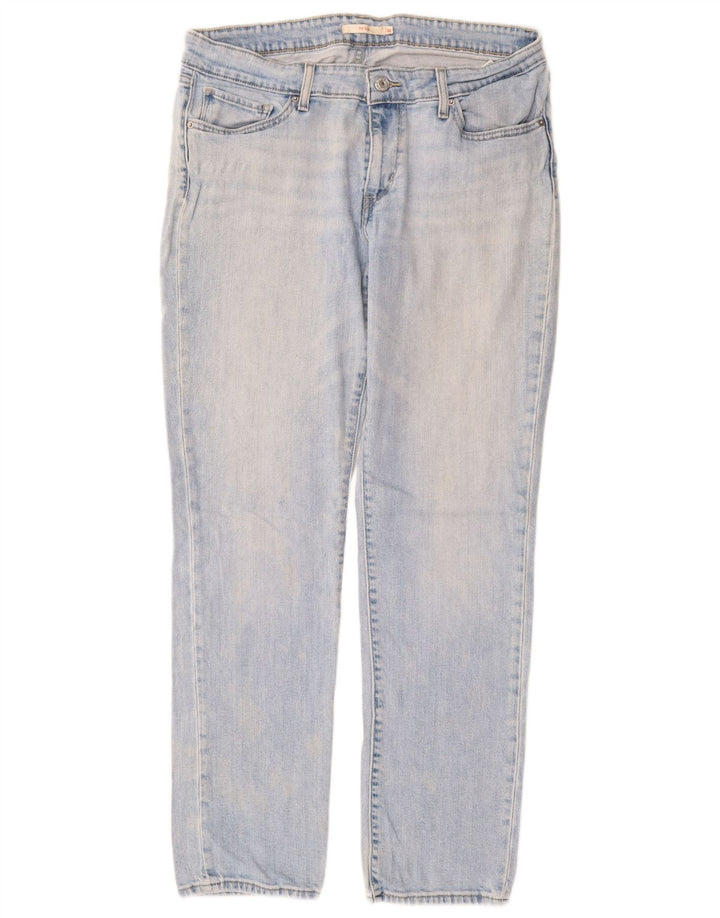 Levi's Damen 712 Slim Jeans W32 L32 Blaue Baumwolle