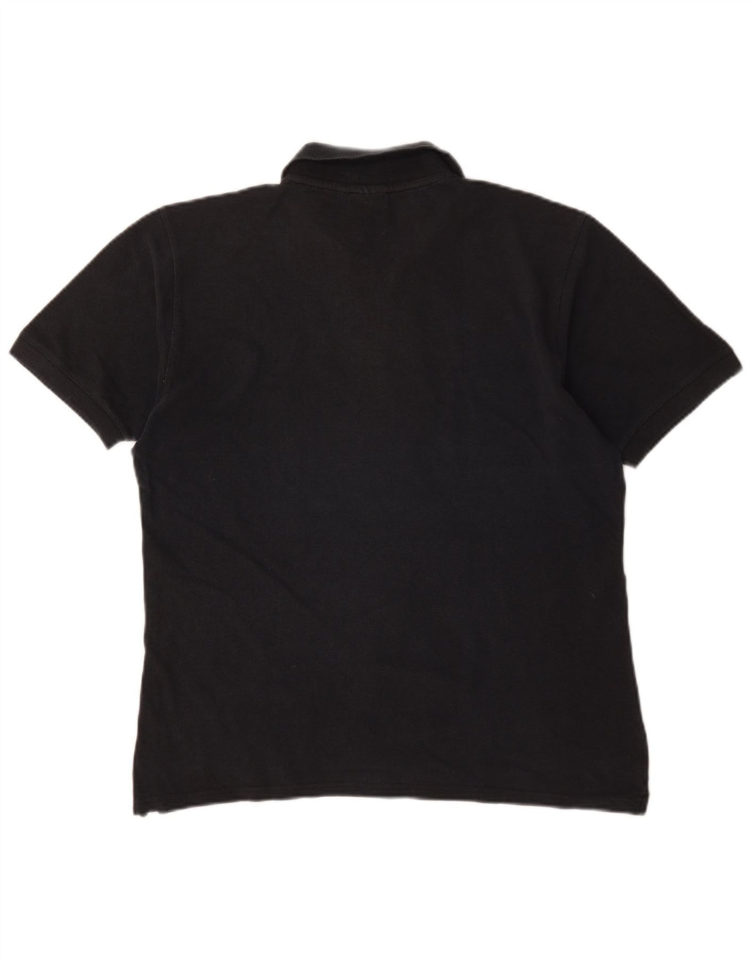 Diadora Herren-Poloshirt aus mittelschwarzer Baumwolle