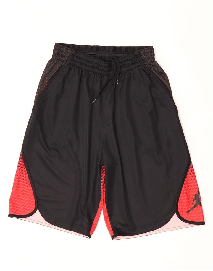 Jordan Herren Dri Fit Sportshorts Mittelschwarzes Colourblock-Polyester