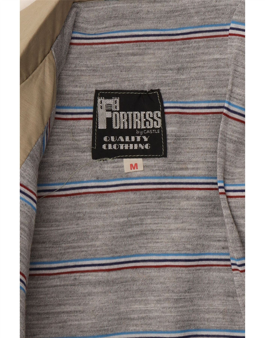 VINTAGE Herren Bomberjacke UK 38 Medium Beige