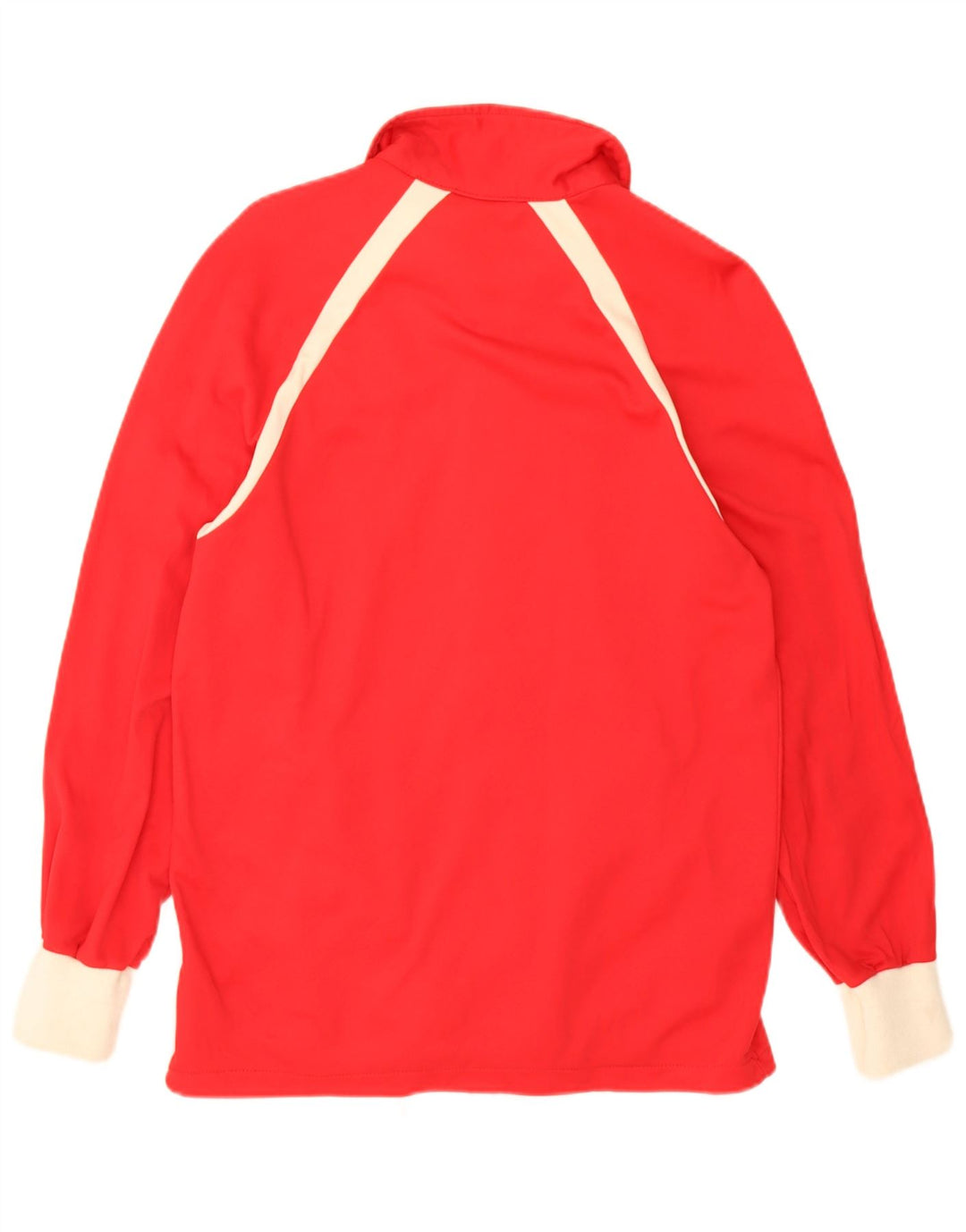 Ennerre Herren-Trainingsanzug-Oberjacke IT 48 Mittelroter Farbblock