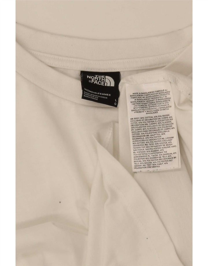 The North Face Herren-T-Shirt mit Grafik, Größe L, aus weißer Baumwolle