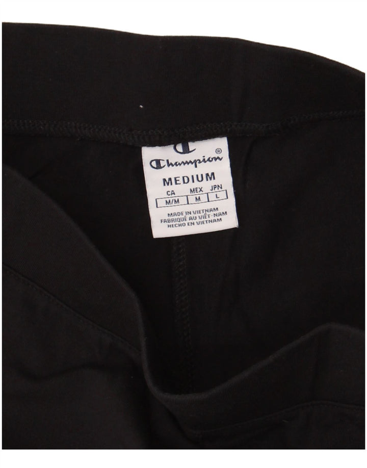 Champion Damen Leggings UK 14 Medium Schwarz Colourblock