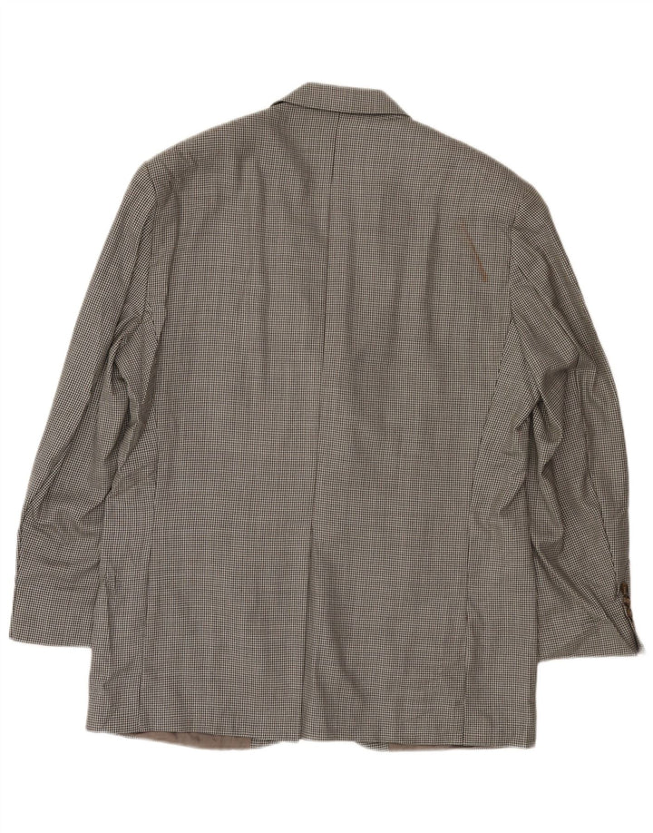 Ralph Lauren Herren-Blazer mit 2 Knöpfen, Gr. 42, Grau, Hahnentrittmuster