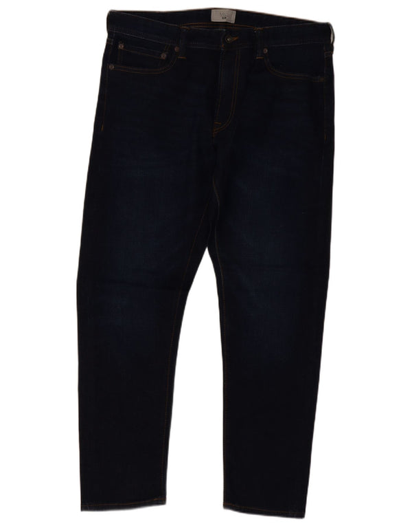Marks & Spencer Herren Slim Jeans W34 L29 Marineblau Baumwolle