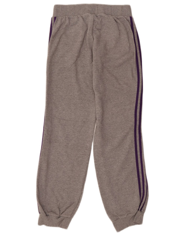 Adidas Damen Climalite Trainingshose Jogger UK 8/10 Small Grau