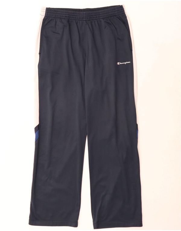 Champion Herren-Trainingshose XL, Marineblau, Colourblock-Polyester