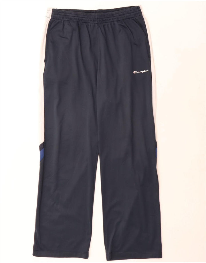 Champion Herren-Trainingshose XL, Marineblau, Colourblock-Polyester