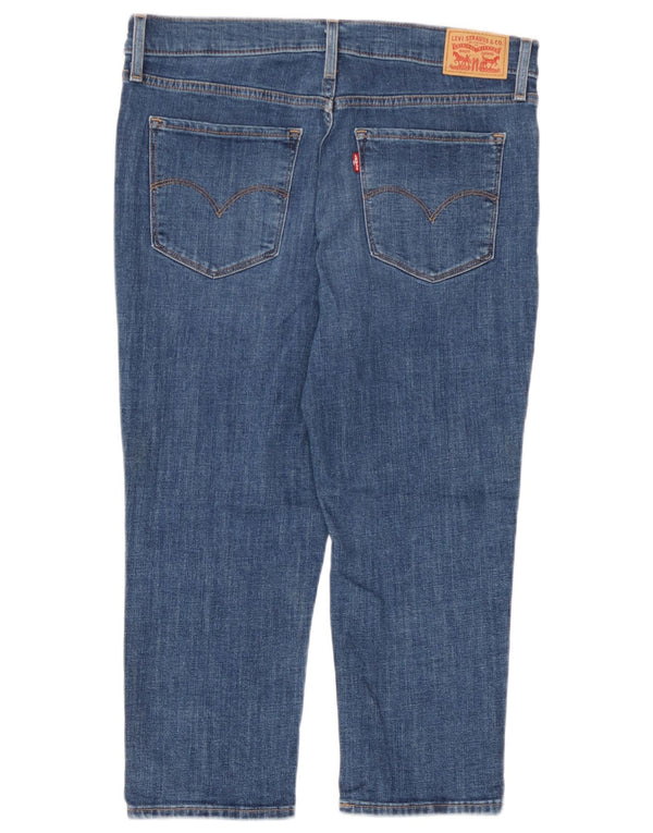 Levi's Damen 311 Shaping Skinny Capri Jeans W30 L21 Blaue Baumwolle