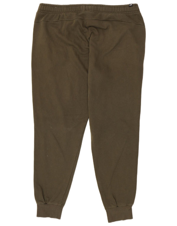 Puma Mens Tracksuit Trousers Joggers XL  Khaki