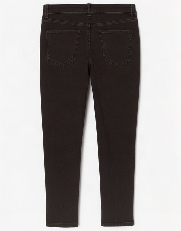 Marks & Spencer Damen The Lily Crop Slim Jeans UK 12 Meium W30 L25 Schwarz